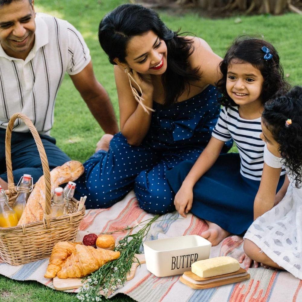 Высококачественные банки для масла с герметичной крышкой, фарфоровый держатель для масла для хранения