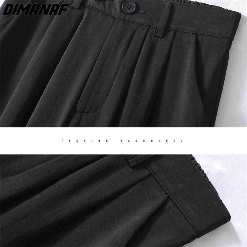 Dimanaf Большие размеры летние длинные брюки женские брюки свободные прямые женские базовые брюки большие размеры широкие брюки 4XL A