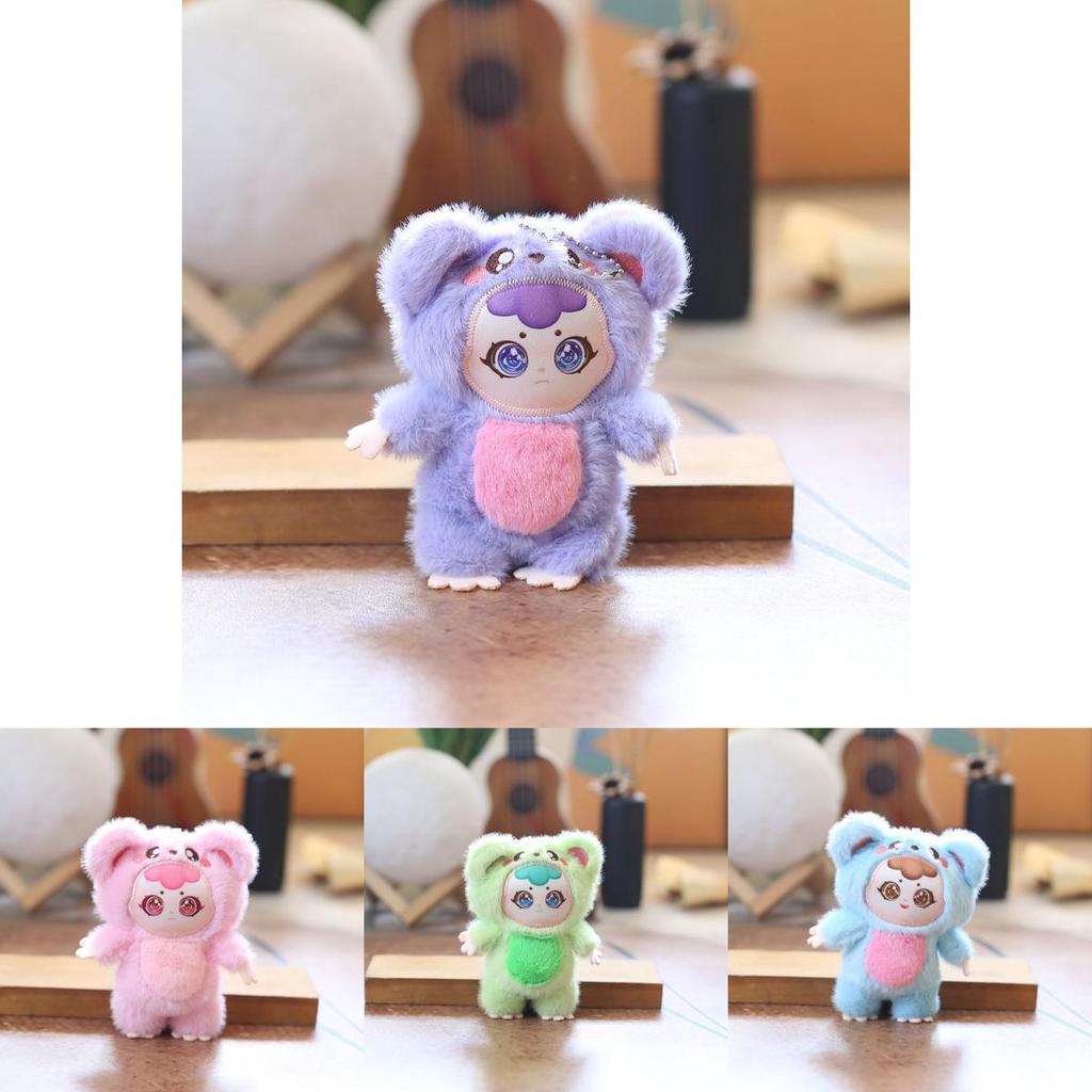 Plush Stuffed Animal Keychain Backpack Charm With Super Soft Short Plush For Kids Cute Decor Gift