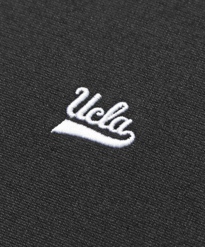 UCLA Unisex Embroidered Ucla Small Logo Long Sleeve T-Shirt [Black] (Ucrlt93)