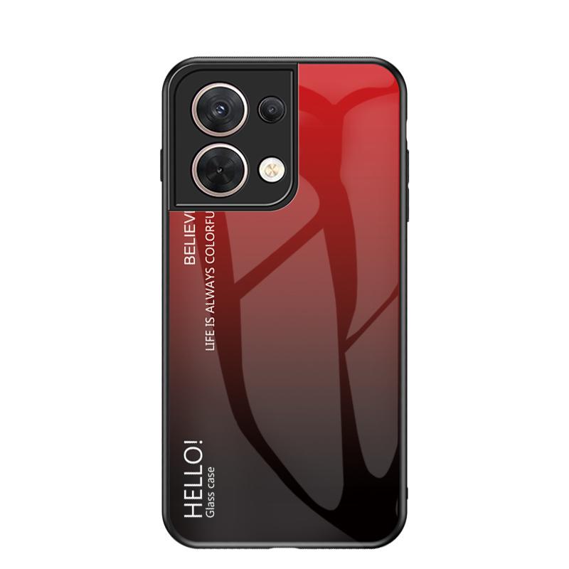 Чехол Reno8 Pro с градиентным закаленным стеклом для OPPO Reno 7 8 Pro 7Z 8Z Reno7Z Reno8Z Reno7 Lite противоударные чехлы для телефонов