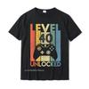 Level 40 Unlocked Funny Video Gamer 40th Birthday Gift T- Printed On For Men Wholesale Cotton T Shirts Party