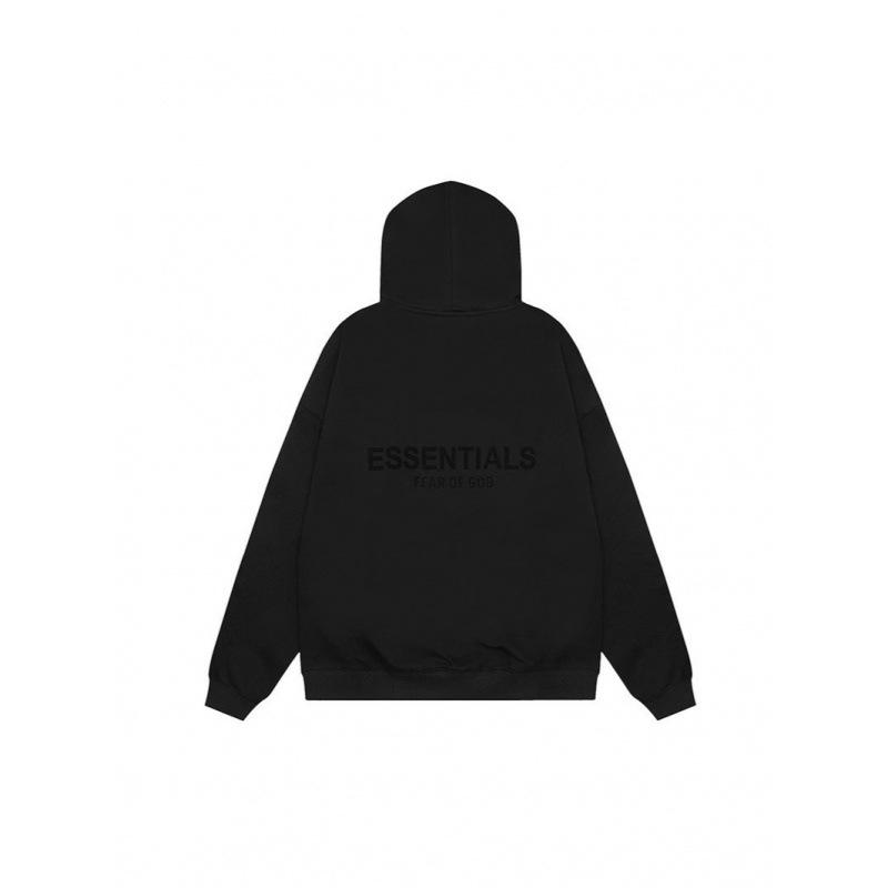 Свитшот с капюшоном из 100% силикона с черным флоком - FOG Double Line ESSENTIALS Модный Бренд 2025