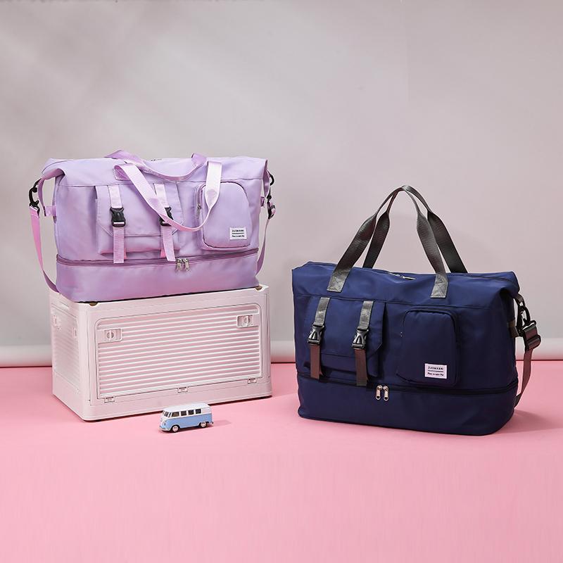 Большая вместительная дорожная сумка, многофункциональная спортивная сумка для фитнеса, раздельная сумка для сухого и влажного хранения, сумки для обуви, сумка для хранения