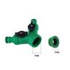 Y Connector Resealable Quick Coupling Drip Irrigation System Adapter 3-Way Valve