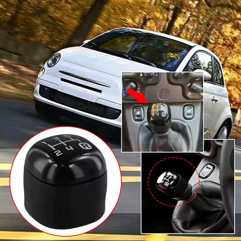 1x Ручка КПП для автомобиля 5-ступенчатая ручная рукоятка рычага переключения передач Заменяемая головка Автоаксессуары для Fiat Panda 2012