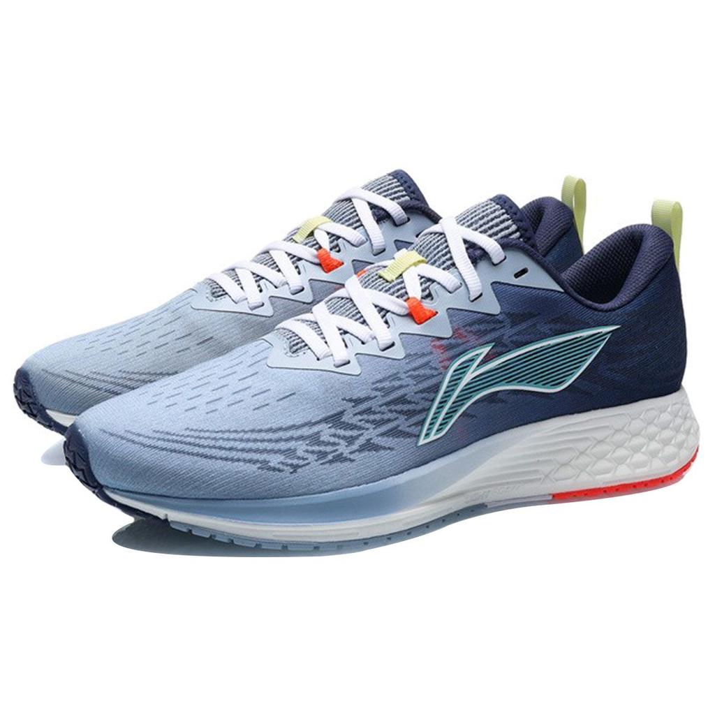Li Ning Red Rabbit 4 Shock Absorption Non-Slip Wear-Resistant Low-Top Running Shoes Men Running Shoes Sky-Blue ARMR003-3