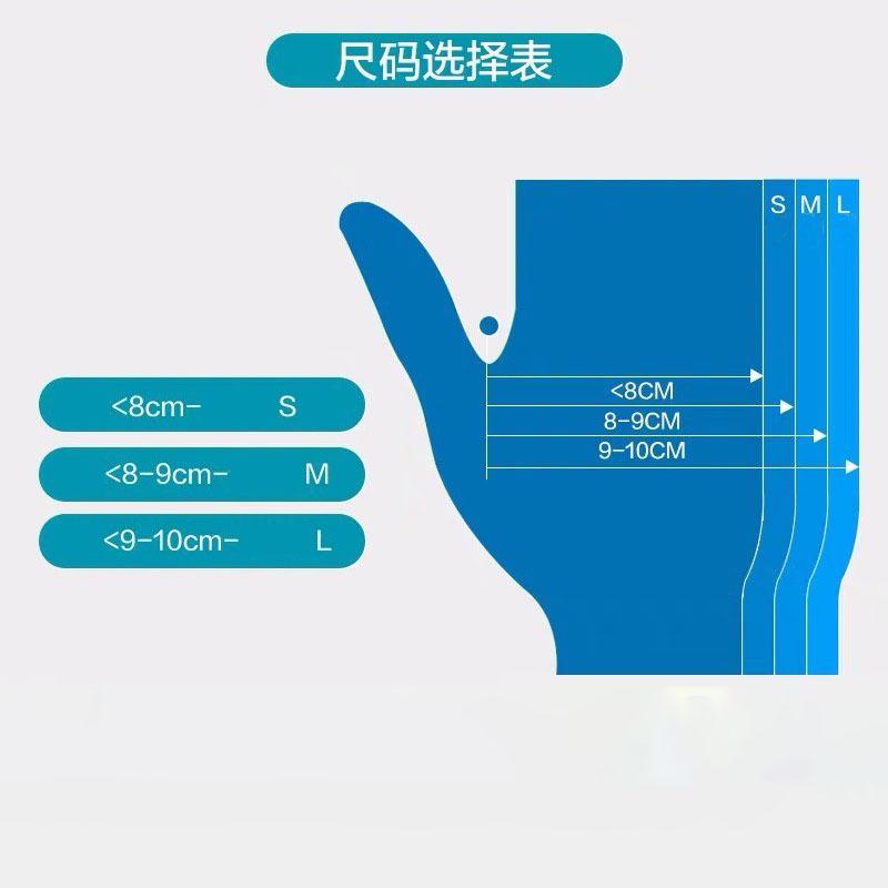 100PCS Disposable Food Plastic Gloves Kitchen Accessories for Restaurant BBQ