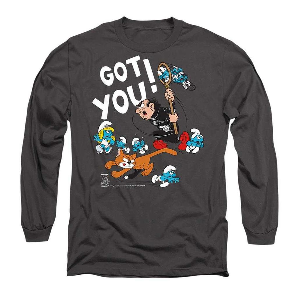 The Smurfs Mens Gargamel Long-Sleeved T-Shirt