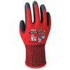 Gants De Travail - WONDER GRIP - WG-500R - Nylon/Nitrile - Rouge/Noir