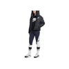 Nike Двусторонняя повседневная спортивная куртка с капюшоном из хлопка, женская куртка, черная 939361-010