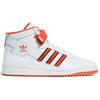 Adidas Originals Forum Mid Повседневные Прочные Высокие Кеды для Скейтбординга Мужские Кроссовки Белые Оранжевые GY2669