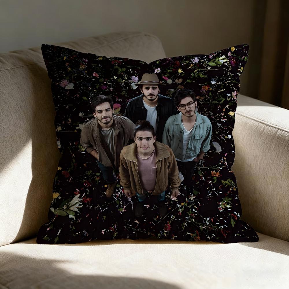 Mmorat Band Pillow Case Pillowcase Doublesided Printed Sofa Cushion Bedroom Headboard Pillow