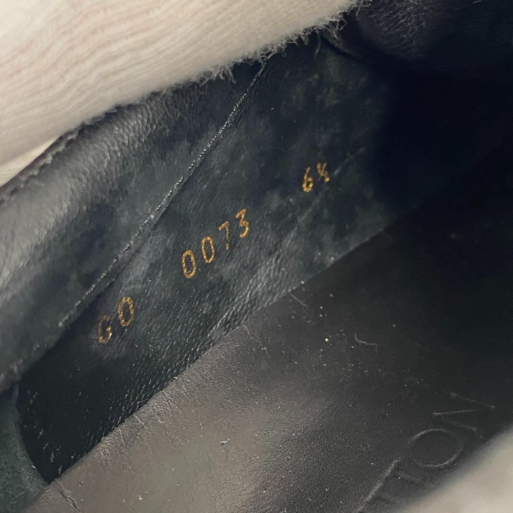 Louis Vuitton Кроссовки Monogram с низким вырезом из кожи черная кожа Б/У