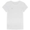 Футболка с коротким рукавом J20J212883 [Calvin Klein] Женская, Вырез, Рукав, Хлопок, Дизайн с одной деталью, (БЕЛЫЙ/С) [Элемент]