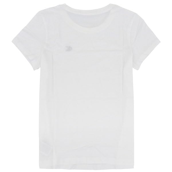 Футболка с коротким рукавом J20J212883 [Calvin Klein] Женская, Вырез, Рукав, Хлопок, Дизайн с одной деталью, (БЕЛЫЙ/С) [Элемент]