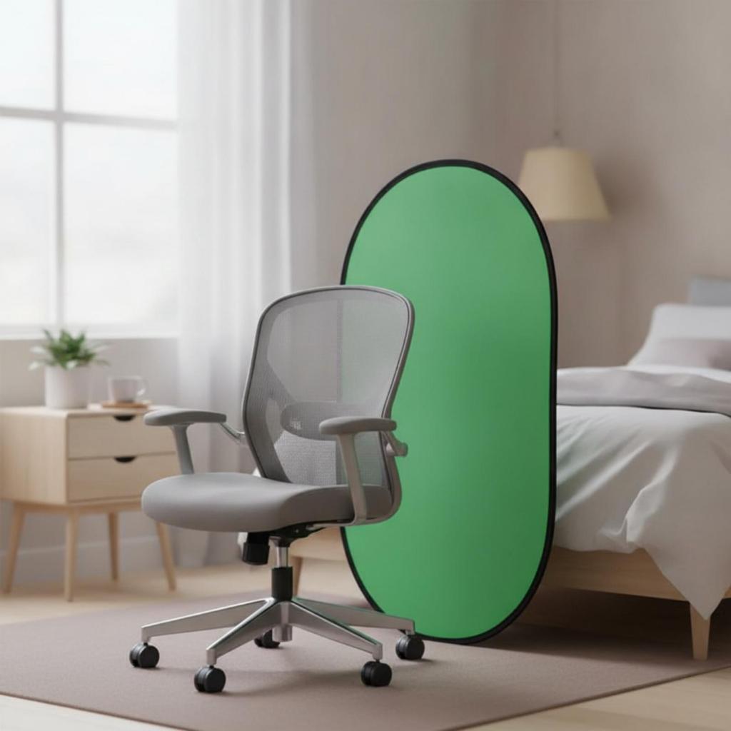 Зеленый экран Фон Доска Двусторонняя Трехстворчатая Витрина Легко Хранить