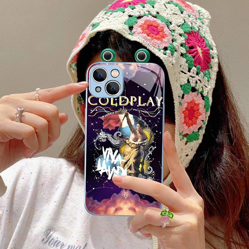 Известная Популярная Рок-группа C-coldplayS Для IPhone 14 13 12 Mini 11 Pro XS Max X XR 14 Plus Закаленное Стекло Чехол