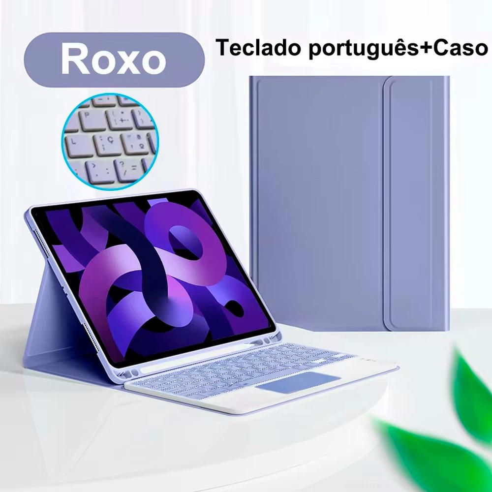 Чехол с Bluetooth-клавиатурой для iPad Pro 11 дюймов, iPad 9-го 10-го поколения 10.9, Air 5 4 10.2, Mini 6 Mini 7 Funda