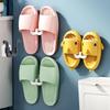 Slipper Rack Bathroom Punch Free Wall Mounted Toilet Shoes Drain Rack Bathroom Wall Sandal Rack Storage Rack