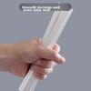 MENGTING Disposable Straws Individually Wrapped, Children's Paper Straws Food-Grade Biodegradable Straws, 200 Pieces 7893