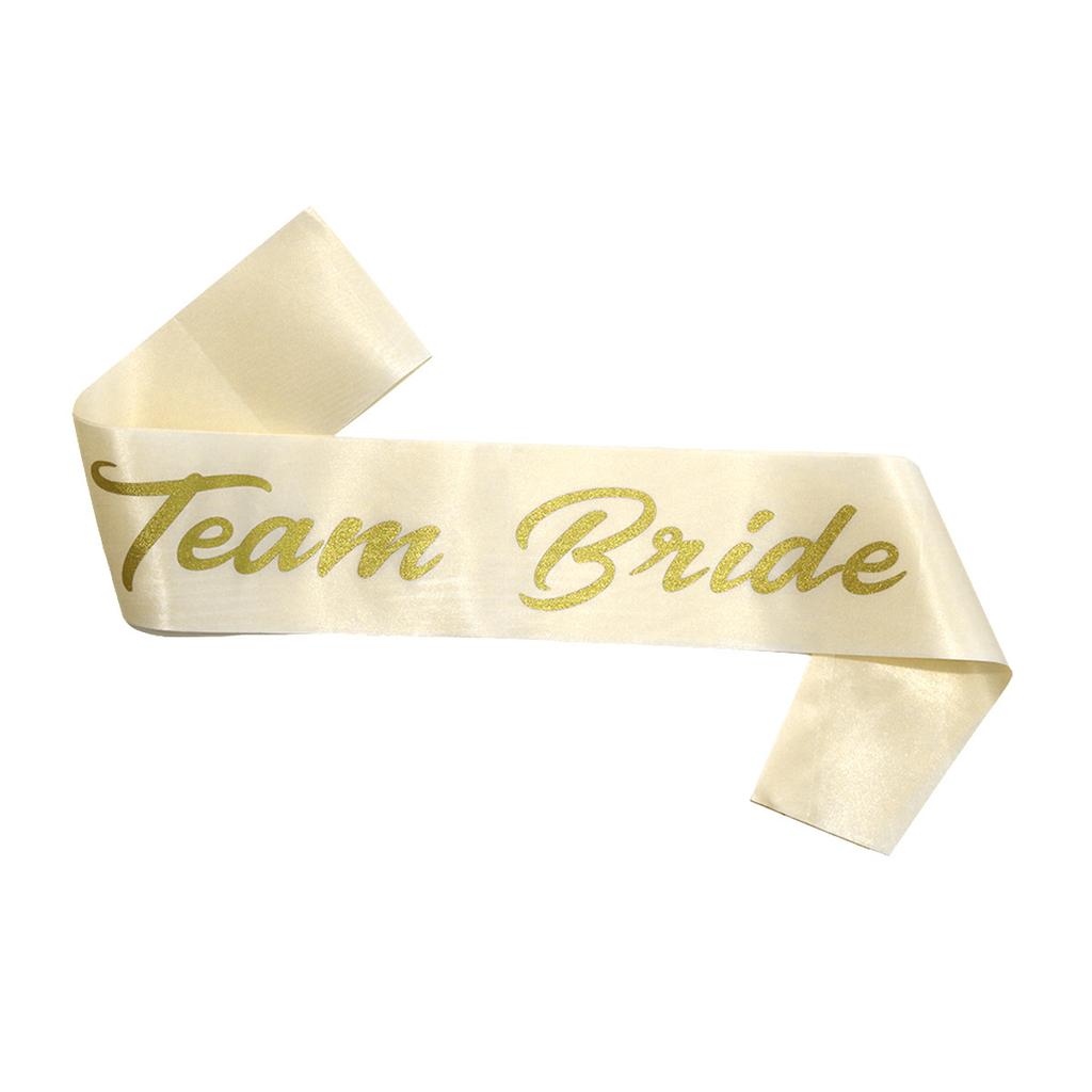 European And American Bachelorette Party Bridal Wedding Etiquette Belt Bridesmaid Shoulder Strap Ribbon Customization