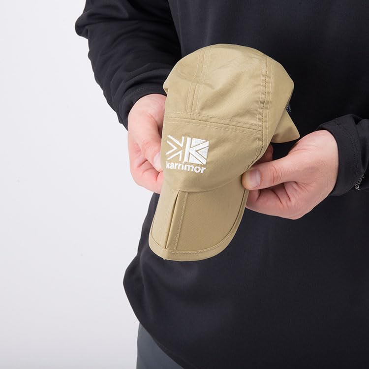 Trekking Cap Folding Cap Steel Blue ONE SIZE [Karimar]