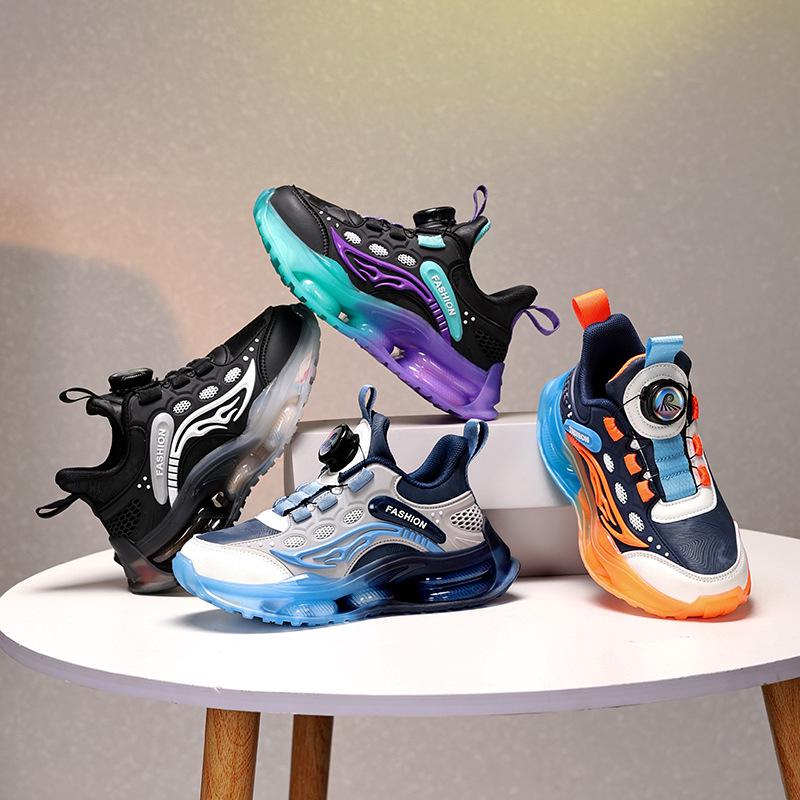 Детские дышащие нескользящие спортивные баскетбольные кроссовки - Новый стиль 2026 для мальчиков и девочек