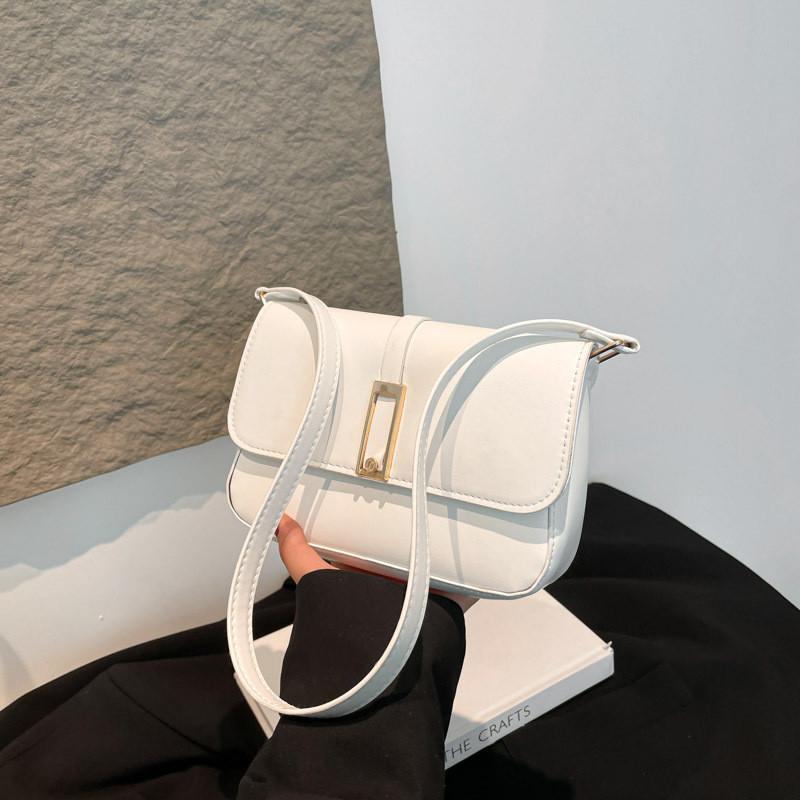 Шикарная современная женская сумка через плечо из ПУ с уникальным французским дизайном и универсальными цветами