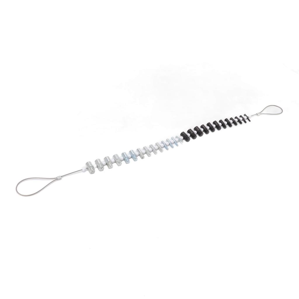 Nuts Screwbolts Thread Checker 26 Male Female Thread Identification Tool with 14 Inch and 12 Metric