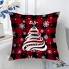 Новый Рождественский Домашний Принт Декоративная Подушка Наволочка Диван Спальня Гостиная Наволочка
