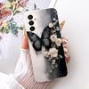 For Samsung M23 5G Case Transparent Cute Cat Fashion Butterfly Funny Painted Casing For Samsung Galaxy M23 5G SM-M236B SM-M236L