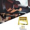 3 String Electric Guitar Bridge Set with Brass Saddles And Easy Installation Kit