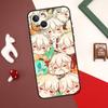 Cute Cartoon Genshin Impact Phone Case For iPhone 11 12 13 14 15 Pro Max Mini Cover For iPhone XR X XS Max 7 8 Plus SE 2020