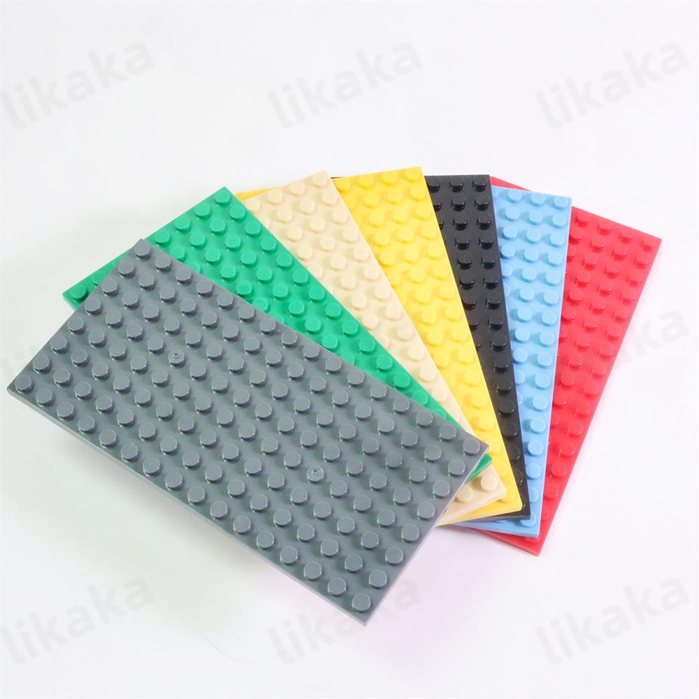 8*16 точек, пластиковые строительные блоки, 4 шт., базовые пластины, совместимые с городскими классическими игрушками, мини-блоки, базовые пластины, детали для детей