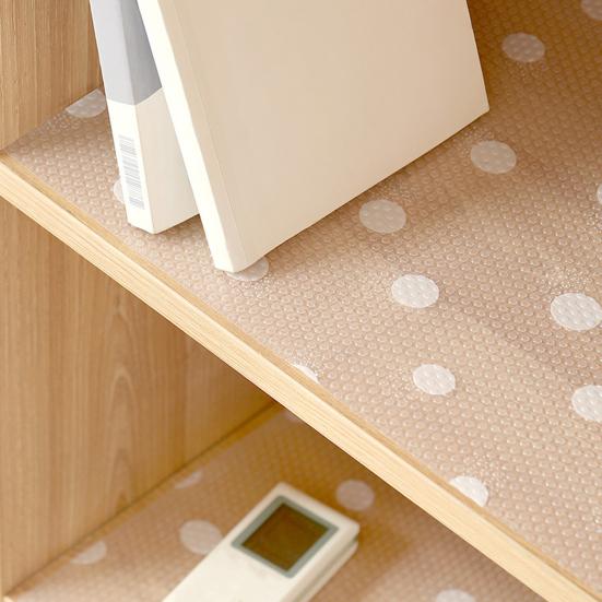 Cabinet Mat Cuttable Moisture-proof Waterproof Non-slip Dot Shelf Liner Table Drawer Mat