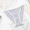 Sweet Girl Panties Lace Edge Thin Waistband Cotton Crotch Briefs