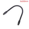 1Pc Led Gooseneck Metal Hose Dia 6Mm Bendable Diy Black Shaping Universal Soft Tube For Table Lamp Spotlight Floor Lamp