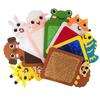 Felt Sensory Mats for Autistic Children Cartoon Animal Cognition Tiles Textured Pads Developmental Preschool Education Toys