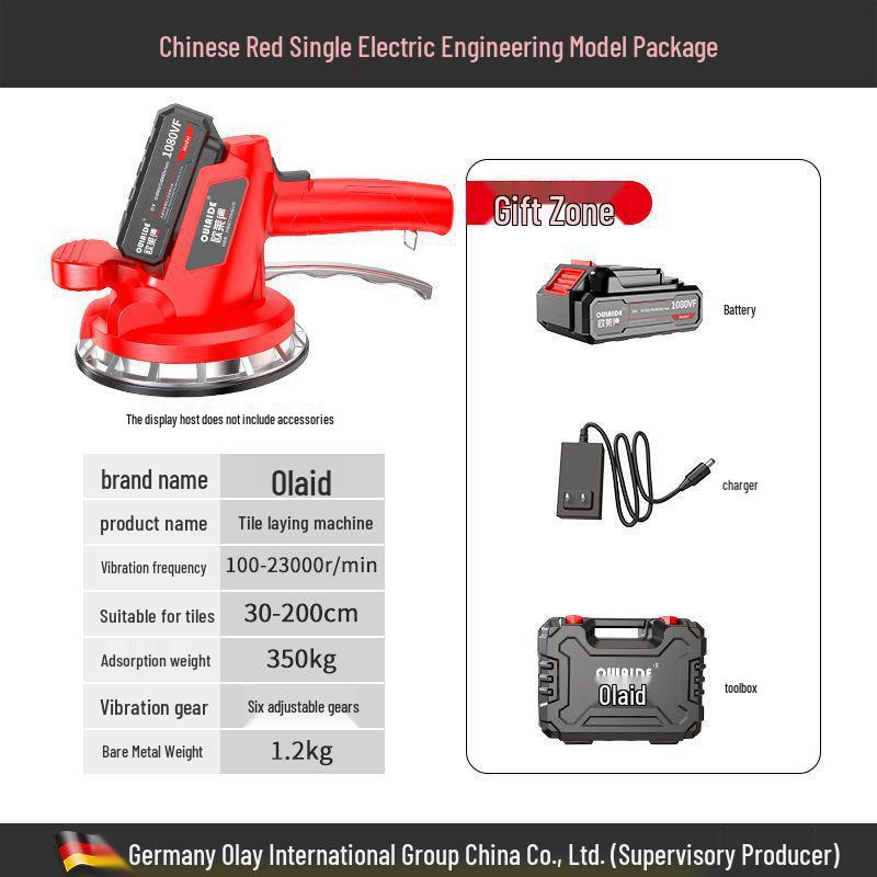 Auto Tile Leveler & Vibrator Paving Tool