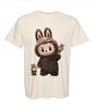 Labubu Monster Pop Mart Comfort Color Tee Женская футболка с забавным рисунком Y2K 90S Harajuku Graphic Ulzzang Футболка с принтом 90S Футболка унисекс