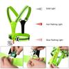 High Visibility Cycling Vests Adjustable LED Running Light  for Night Warning Work Fishing