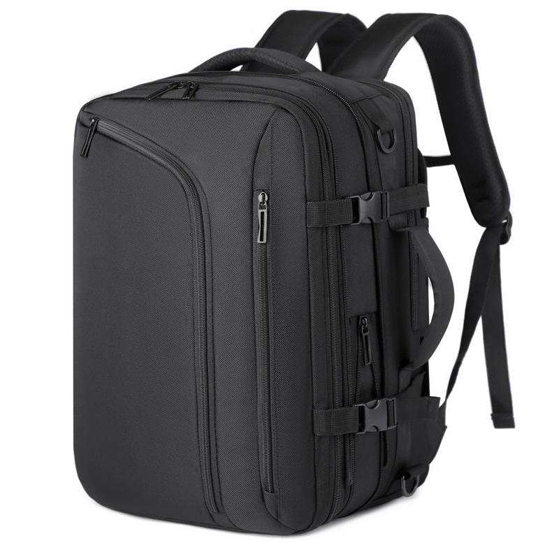 Multifunctional Travel Laptop Backpack, Expandable Vacuum Compressible Carry-On, Single Shoulder Bag for Men and Women
