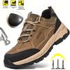 Safety Work Shoes Steel Head Anti-smash Construction Comfortable Shoes Indestructible Non-slip Sneakers Breathable Footwear