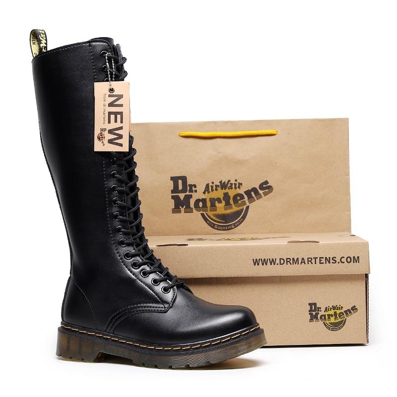 Женские ботинки с отверстиями, верхний слой, натуральная коровья кожа, ботинки Мартина, ботинки-кексы на толстой подошве, короткие ботинки, круглая голова, тренд