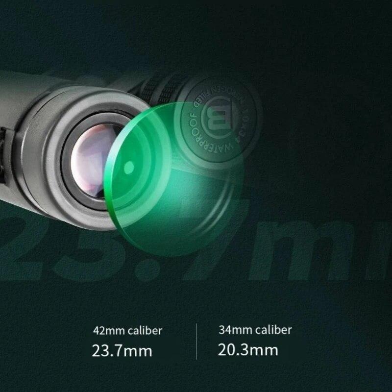 Бинокль Пирш 8/10х42 с высококачественным фазовым покрытием и наполнением инертным газом водонепроницаемый переносной телескоп 8/10х34