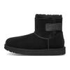 Bailey Round Toe Versatile Comfortable Short Snow Boots Women Boots Black 1123621-BLK