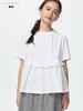 Uniqlo Девчачья футболка с оборками из Японии