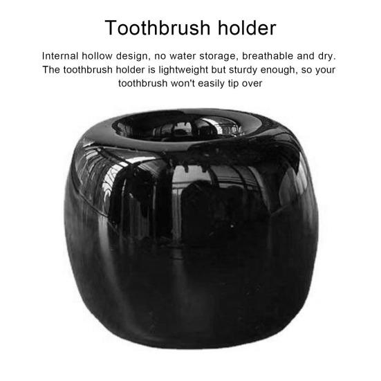 Держатель для зубных щеток, мини-керамическая подставка для зубных щеток, полый дизайн, универсальный держатель для ручек для домашней ванной комнаты