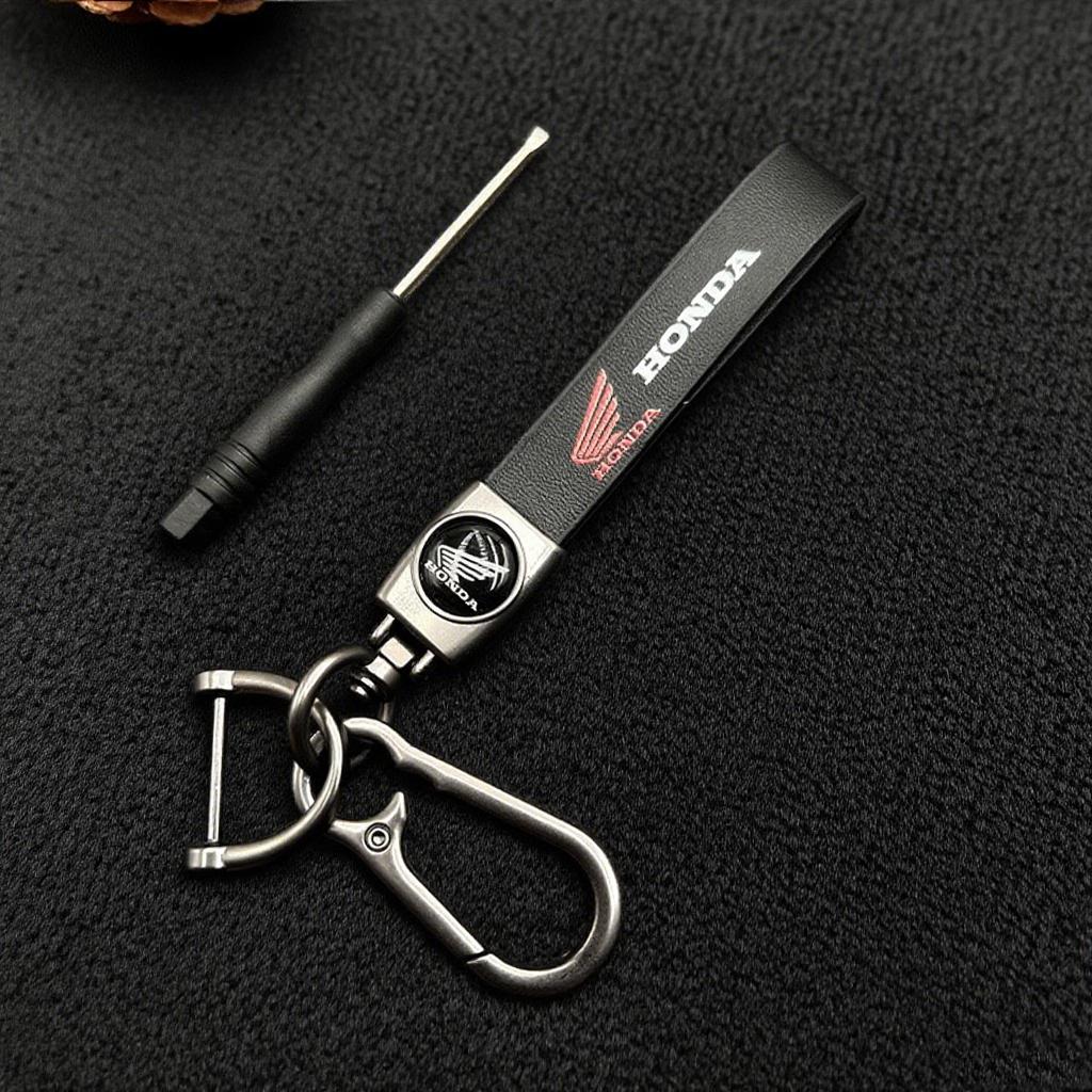 1Pcs Alloy Honda Motorcycle Keychain - Universal Fit Key Pendant for NSS350 CM300 CB500 CB650R CBR500R CB190 Accessories XD9